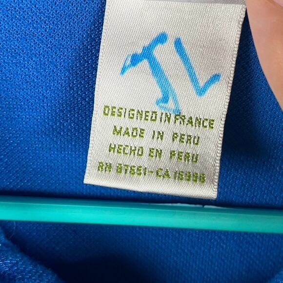 Lacoste Men's Size 7 (Medium) Bright Blue Pique Cotton Classic Polo Shirt - Picture 4 of 9